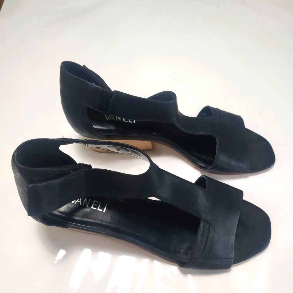 VANELI Women's Black Sandals Size 9.5M
